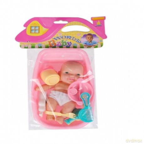 Lalka bobas 18 cm w wanience