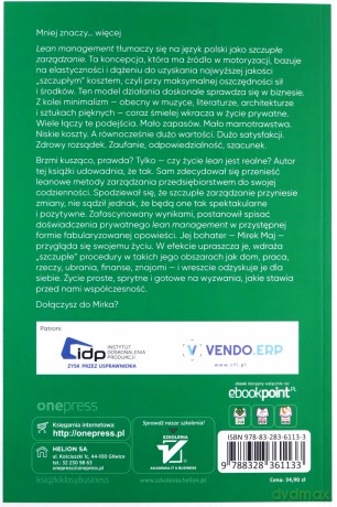 Lean. Droga do minimalizmu - Tomasz Król [KSIĄŻKA]