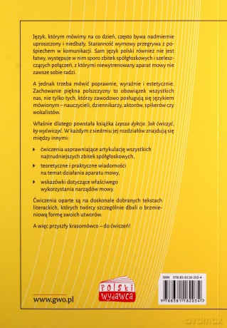 Lepsza dykcja. Jak ćwiczyć, by wyćwiczyć - Bogumiła Toczyska [KSIĄŻKA]