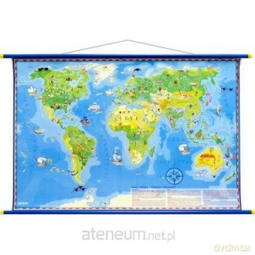 Mapa ścienna - Świat Młodego Odkrywcy
