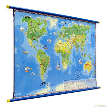 Mapa ścienna - Świat Młodego Odkrywcy