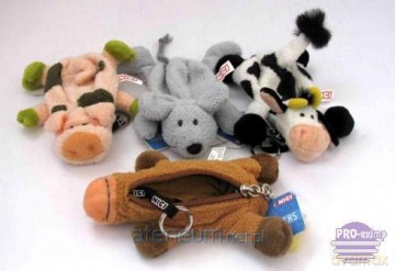 Maskotka brelok na klucz 15 cm Nici - Osioł