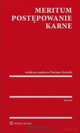 Meritum. Postępowanie karne - Dariusz Świecki [KSIĄŻKA]