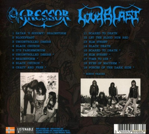Agressor Loudblast: Licensed To Thrash (digipack) [CD]