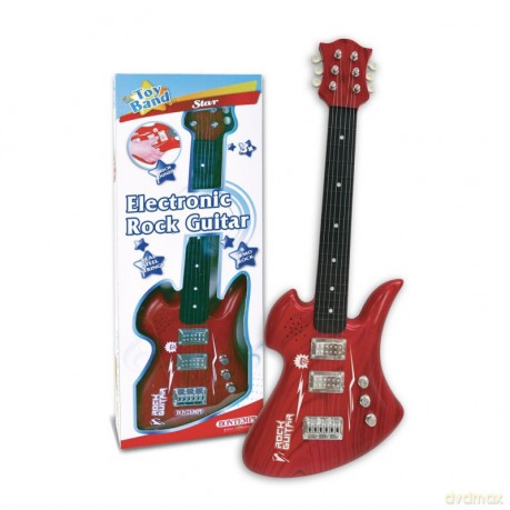 Bontempi Gitara rockowa czerwona