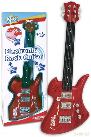 Bontempi Gitara rockowa czerwona