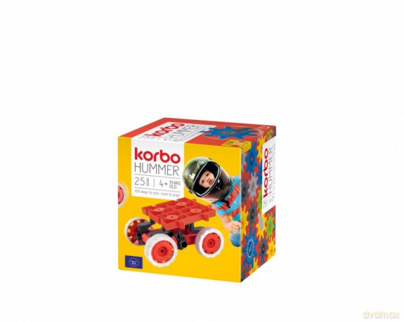 Klocki Hummer 25 el. czerwony [KLOCKI]
