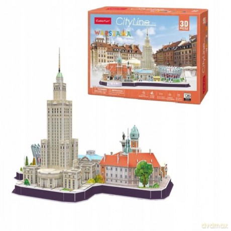 Puzzle 3D Cityline Warszawa [PUZZLE]