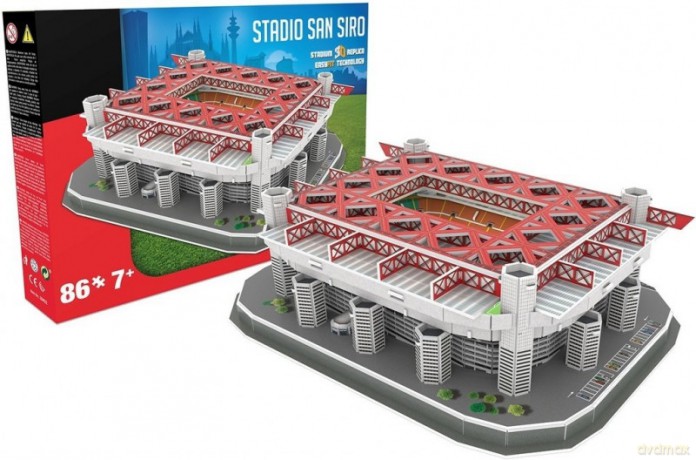 Puzzle 3D stadion San Siro [PUZZLE]
