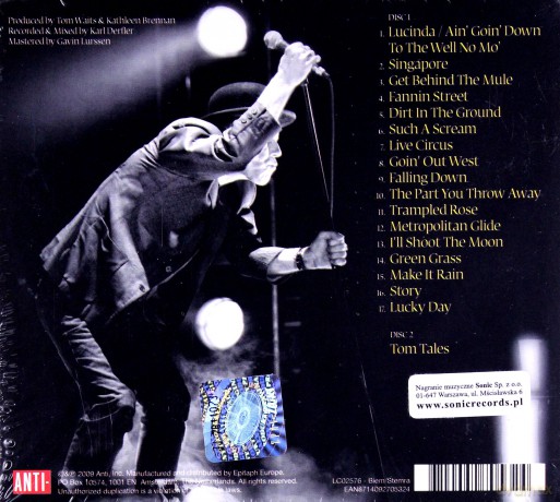 Tom Waits: Glitter And Doom Live (digipack) [2CD]