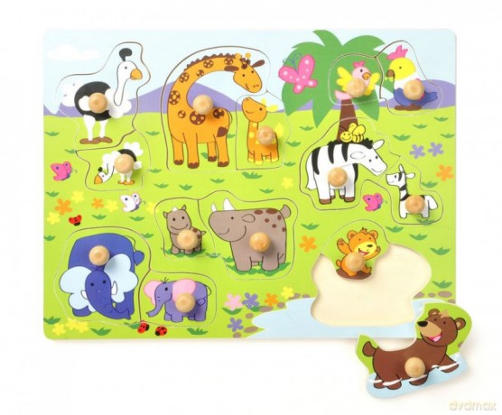 Układanka TOP BRIGHT Puzzle drewniane Afryka [PUZZLE]