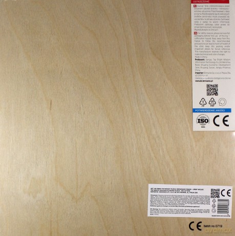 Układanka TOP BRIGHT Puzzle drewniane Duże litery [PUZZLE]