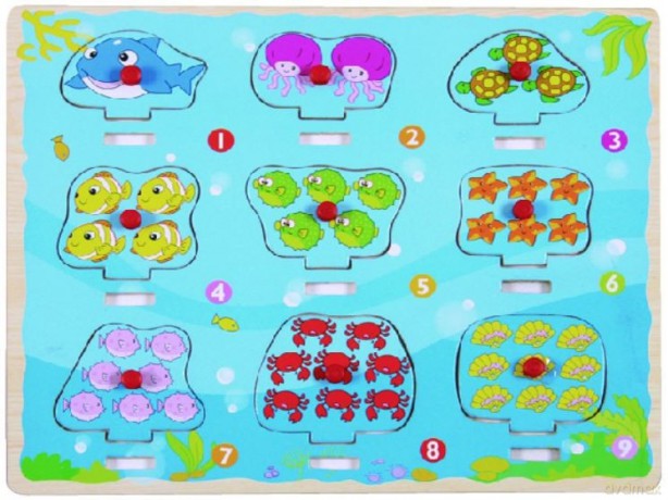 Układanka TOP BRIGHT Puzzle drewniane Liczymy [PUZZLE]