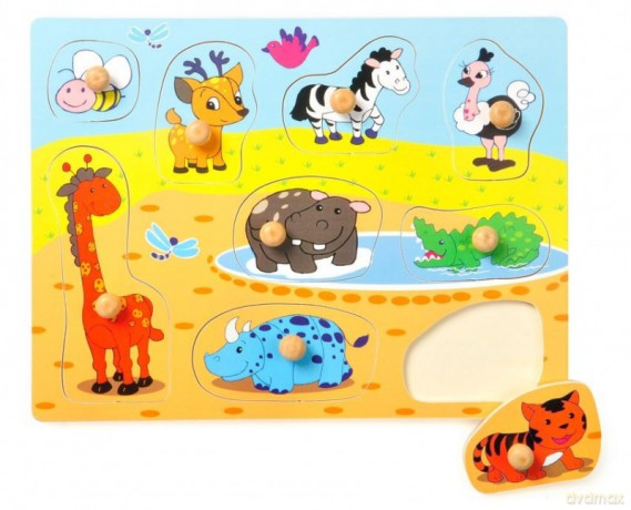 Układanka TOP BRIGHT Puzzle drewniane Sawana [PUZZLE]