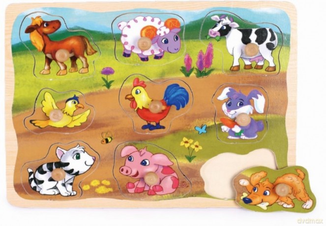 Układanka TOP BRIGHT Puzzle drewniane Zwierzęta [PUZZLE]