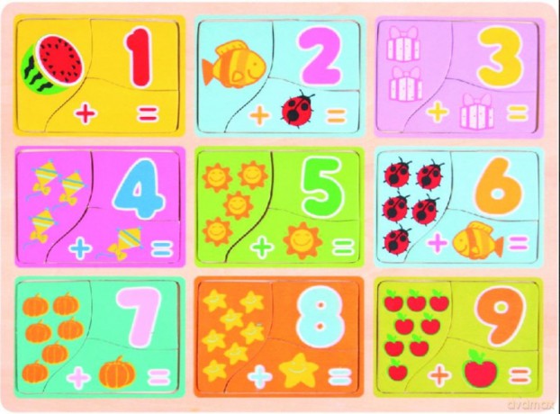 Układanka TOP BRIGHT Puzzle Nauka liczenia 27 el. [PUZZLE]