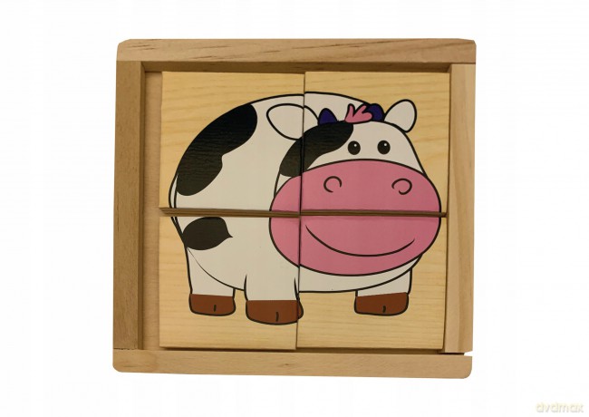 Układanka TOP BRIGHT Puzzle w pudełku wiejskie zwierzęta [PUZZLE]
