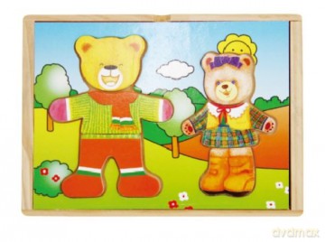 Układanka TOP BRIGHT Układanka Miś tata i dziecko