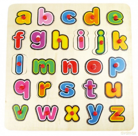 UkładankaTOP BRIGHT Puzzle drewniane Małe litery [PUZZLE]