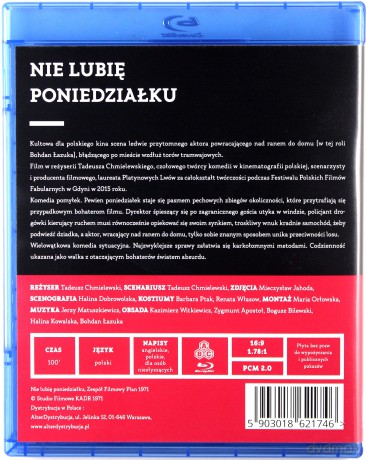 Nie lubię poniedziałku (Rekonstrukcja Cyfrowa) [Blu-Ray]