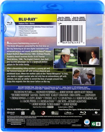 The Horse Whisperer  (Zaklinacz koni) [Blu-Ray]