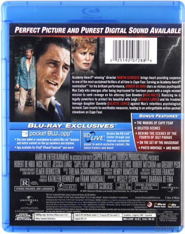 Cape Fear (Przylądek strachu) [Blu-Ray]