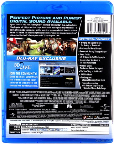 Seabiscuit (Niepokonany Seabiscuit) [Blu-Ray]