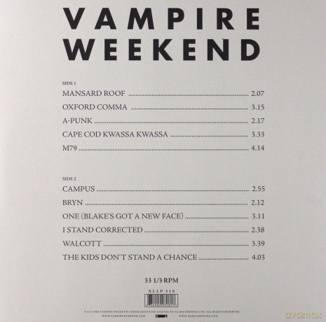 Vampire Weekend: Vampire Weekend [Winyl]