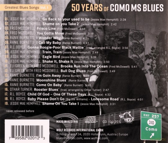 50 Years Of Como Blues [CD]