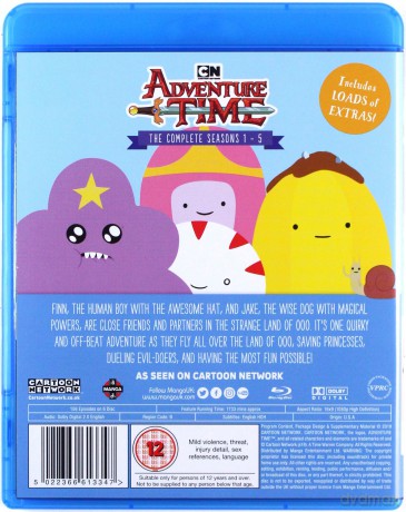 Adventure Time Season 1-5 (Pora na przygodę!) [6xBlu-Ray]