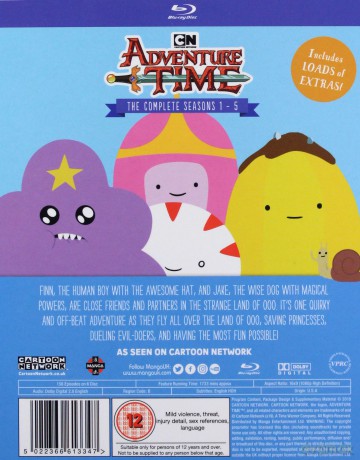 Adventure Time Season 1-5 (Pora na przygodę!) [6xBlu-Ray]