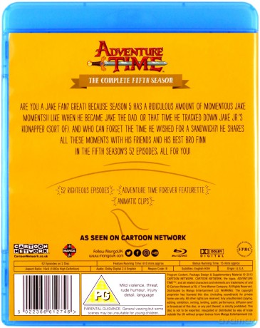 Adventure Time Season 5 (Pora na przygodę!) [2xBlu-Ray]