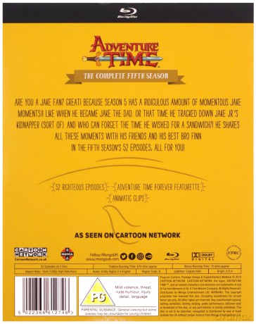 Adventure Time Season 5 (Pora na przygodę!) [2xBlu-Ray]