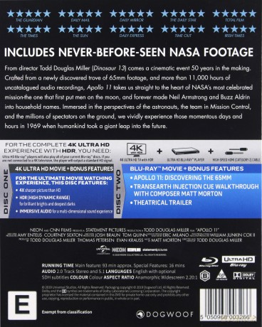 Apollo 11 [Blu-Ray 4K]+[Blu-Ray]