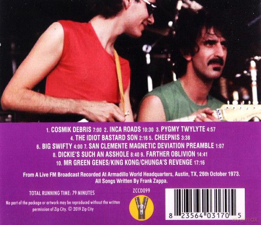 Frank Zappa: Austin 1973 [CD]