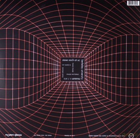 Steve Reich: Berkeley University Museum - November 7. 1970 [Winyl]