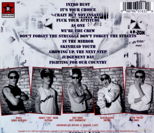 Warzone: Don't Forget The Struggle. Don't Forget The Streets [CD]