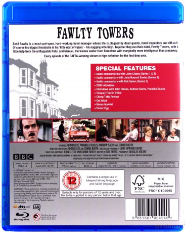 Fawlty Towers The Complete Collection (Hotel Zacisze) [Blu-Ray]