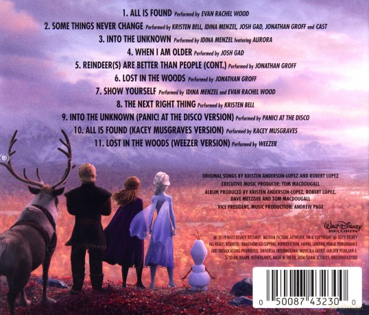 Frozen 2 soundtrack (Kraina Lodu 2) [CD]