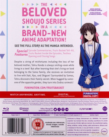 Fruits Basket (2019): Season 1 Part 1 [2xBlu-Ray]