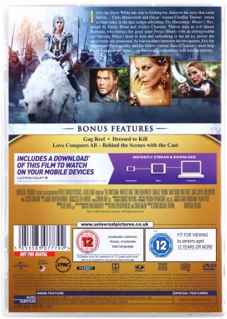 The Huntsman: Winter's War (Łowca i Królowa Lodu) [DVD]