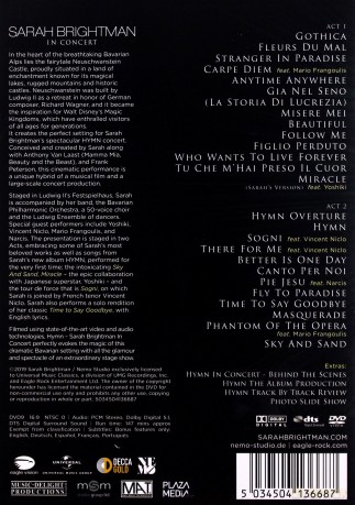 Sarah Brightman: Hymn In Concert [DVD]