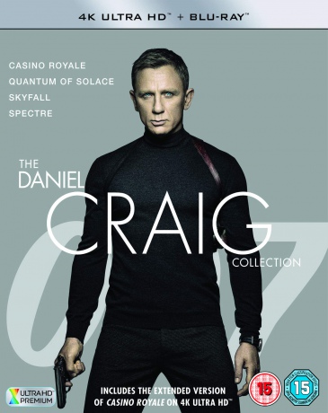 007 James Bond The Daniel Craig Collection: Casino Royale / Quantum of Solace / Skyfall / Spectre [BOX] [4xBlu-Ray 4K]+[4xBlu-Ray]