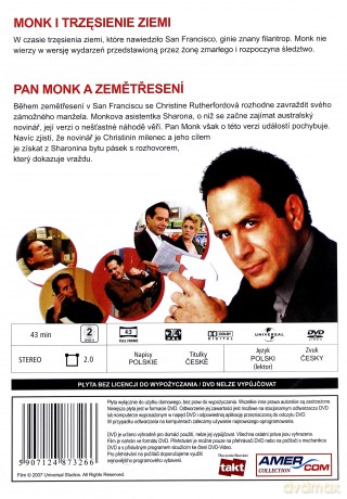 Monk 09: Monk i trzęsienie ziemi [DVD]