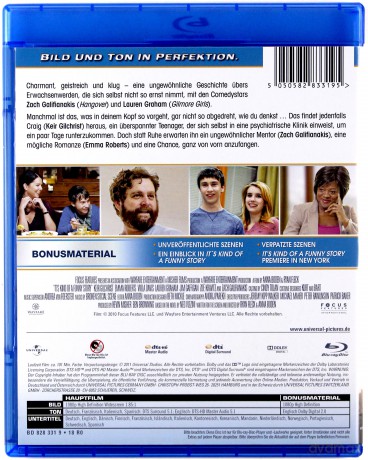 It's Kind of a Funny Story (Całkiem zabawna historia) [Blu-Ray]