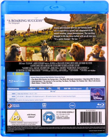 The Lion King (Król Lew) (Disney) [Blu-Ray]