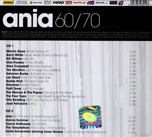 Ania Dąbrowska: 60/70 (digipack) [2CD]