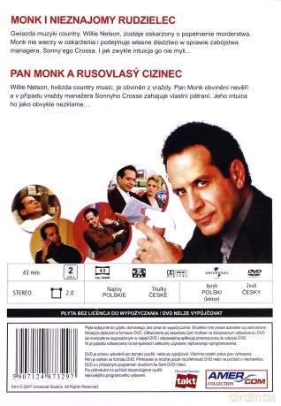 Monk 10: Monk i nieznajomy rudzielec [DVD]