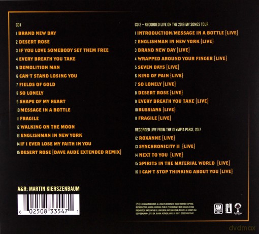Sting: My Songs (Special Edition) [2CD]