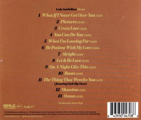 Lady Antebellum: Ocean [CD]